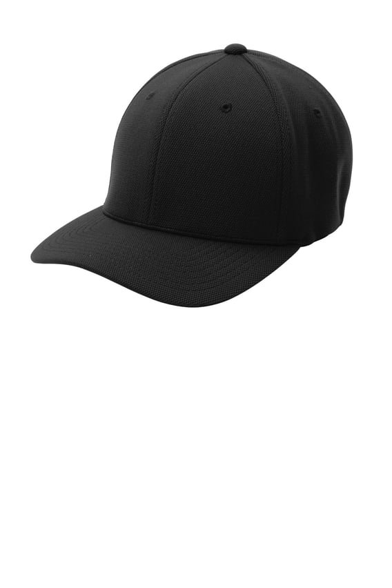 Front view of Flexfit&reg; Cool & Dry Poly Block Mesh Cap