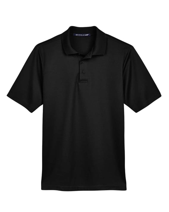 Front view of CrownLux Performance® Plaited Polo