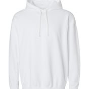Front view of Garment-Dyed Lightweight Fleece Hooded Sweatshirt