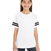 Front view of Youth Football Fine Jersey T-Shirt