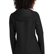 Back view of Ladies Collective Tech Outer Shell Jacket