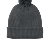 Front view of Cozy Pom Beanie