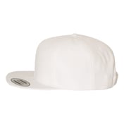 Side view of Premium Flat Bill Snapback Cap