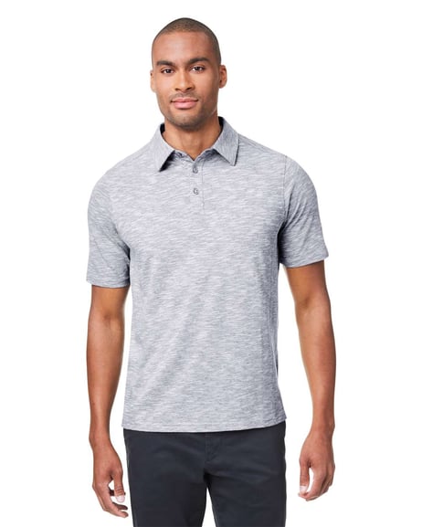 Front view of Eclipse Jacquard Polo