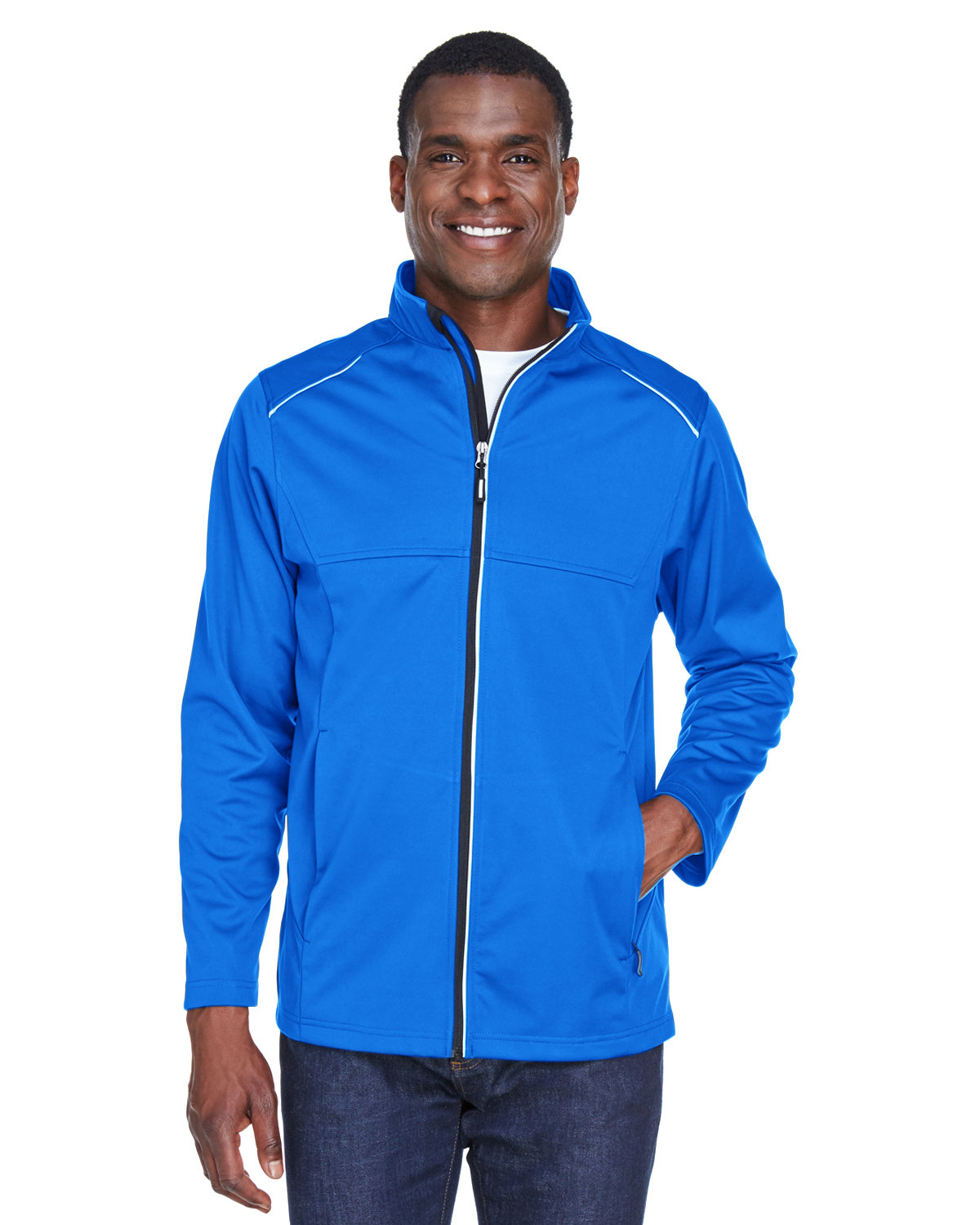Front view of Men’s Techno Lite Three-Layer Knit Tech-Shell