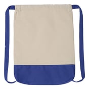 Front view of Drawstring Backpack