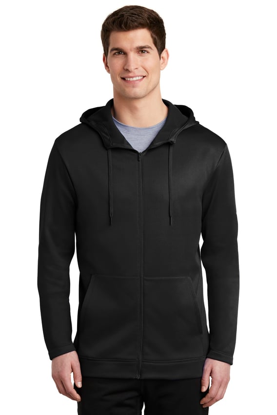 Front view of Therma-FIT Full-Zip Fleece Hoodie