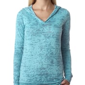 Front view of Ladies’ Burnout Hoody