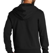 Back view of Unisex Organic French Terry Full-Zip Hoodie
