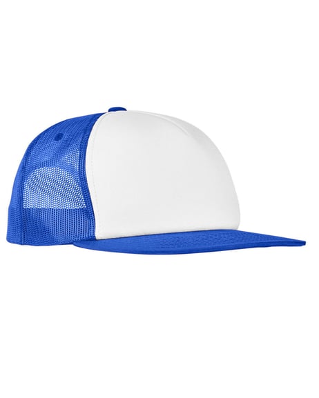 Front view of Foam Trucker With White Front Snapback