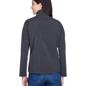 Back view of Ladies’ Cruise Two-Layer Fleece Bonded SoftShell Jacket