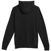 Back view of French Terry Pullover Hooded Sweatshirt