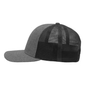 Side view of Modern Six-Panel Trucker Fit Cap