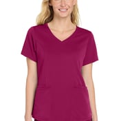 Front view of Women’s Premiere Flex Mock Wrap Top