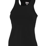 Side view of Girls’ Solid Racerback Tank Top