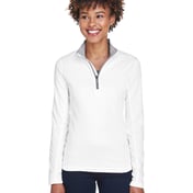 Front view of Ladies’ Cool & Dry Sport Quarter-Zip Pullover