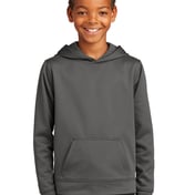 Front view of Youth Performance Fleece Pullover Hooded Sweatshirt