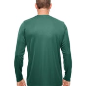 Back view of Cool & Dry Sport Performance Long Sleeve T-Shirt