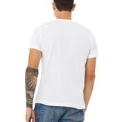 Back view of Unisex Poly-Cotton Short-Sleeve T-Shirt