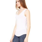 Side view of Ladies’ Flowy V-Neck Tank