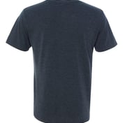 Back view of Triblend V-Neck T-Shirt