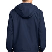 Back view of Hooded Charger Jacket