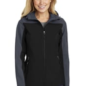Front view of Women’s Hooded Core Soft Shell Jacket