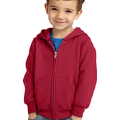 Front view of Toddler Core Fleece Full-Zip Hooded Sweatshirt