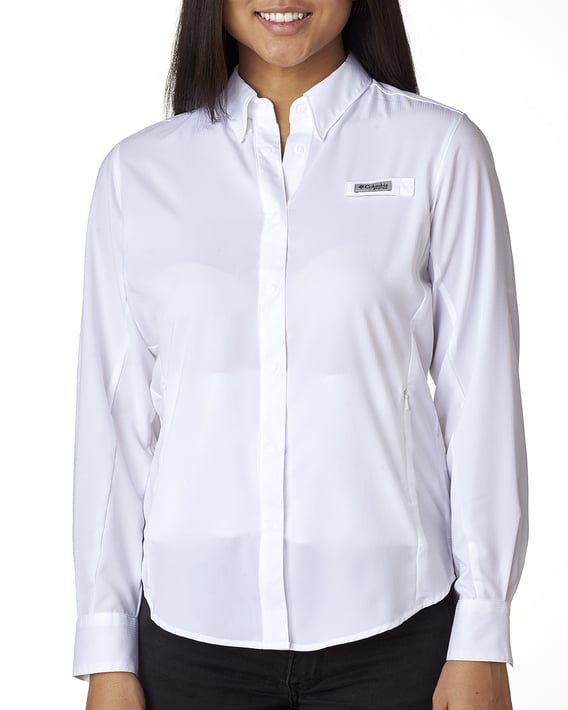 Front view of Ladies’ Tamiami™ II Long-Sleeve Shirt