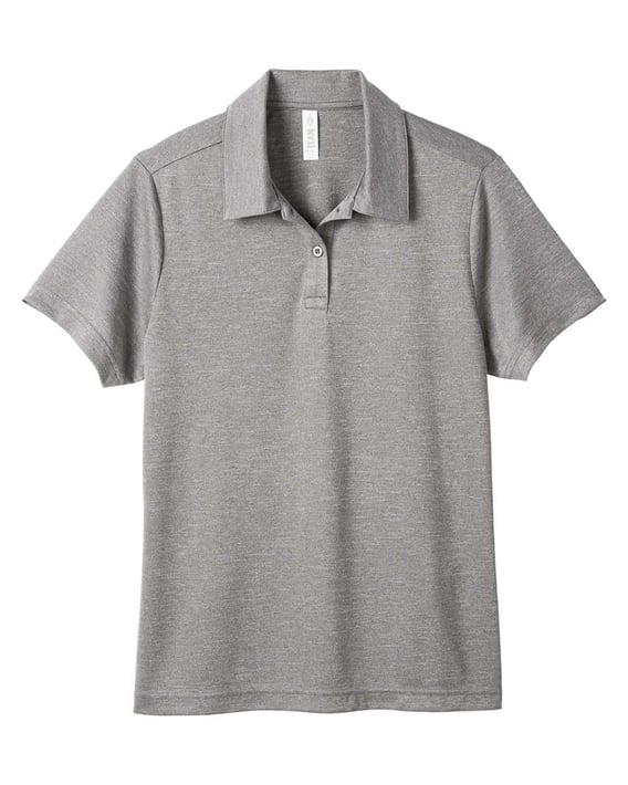 Front view of Women’s Zone Sonic Heather Performance Polo