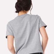 Back view of Women’s 6 Oz Heavyweight Tee