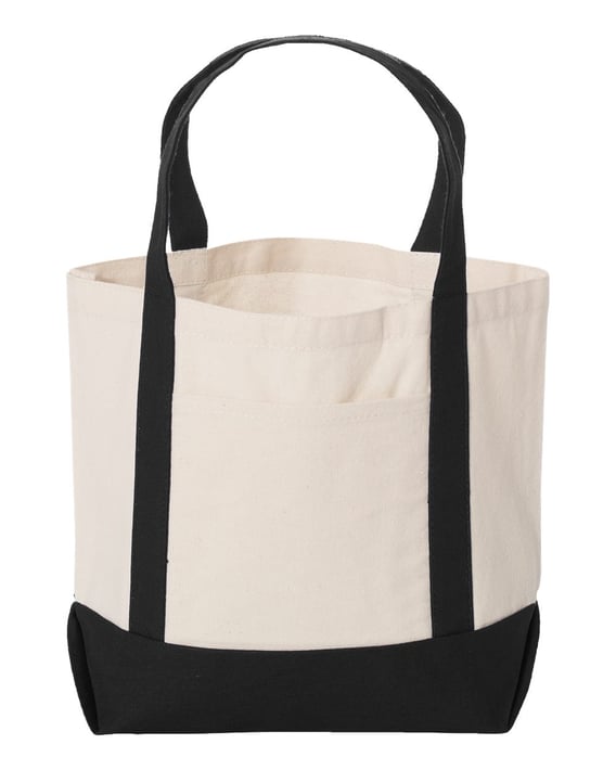 Front view of Seaside Boater Tote