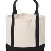 Front view of Seaside Boater Tote