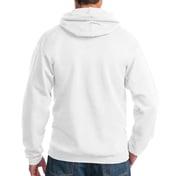 Back view of Essential Fleece Pullover Hooded Sweatshirt