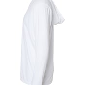 Side view of Momentum Hooded Long Sleeve T-Shirt