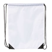 Front view of Value Drawstring Backpack