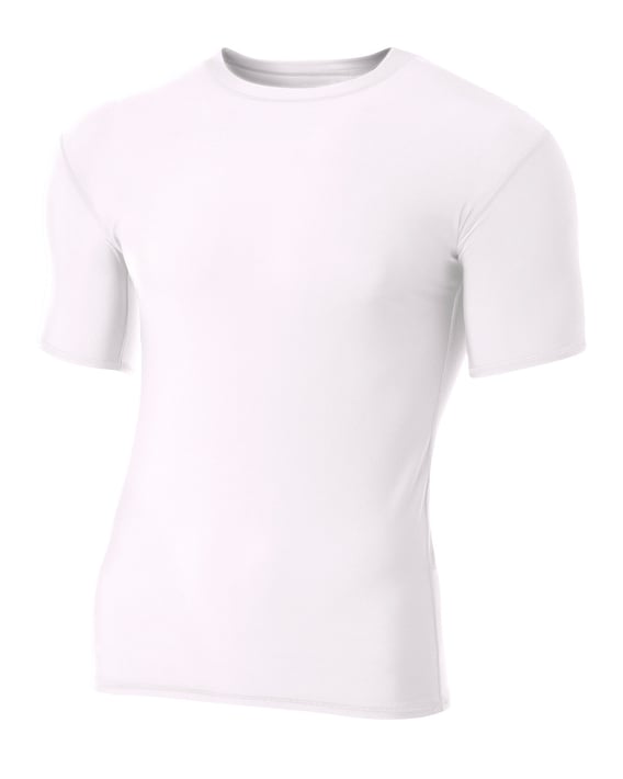 Front view of Youth Short Sleeve Compression T-Shirt