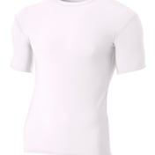 Front view of Youth Short Sleeve Compression T-Shirt