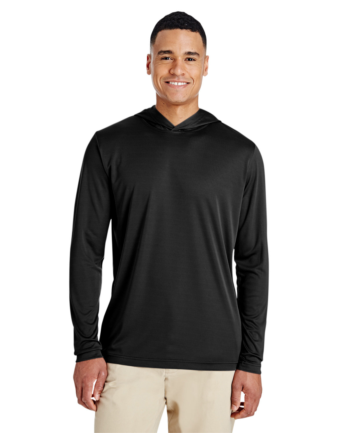 Front view of Men’s Zone Performance Hooded T-Shirt