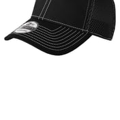 Front view of Stretch Mesh Contrast Stitch Cap