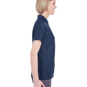 Side view of Ladies’ Cool & Dry Box Jacquard Performance Polo