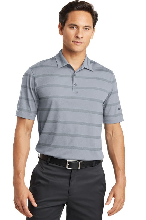 Front view of Dri-FIT Fade Stripe Polo