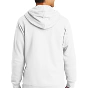 Back view of Fan Favorite Fleece Full-Zip Hooded Sweatshirt