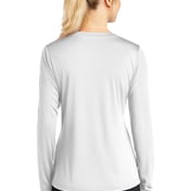 Back view of Women’s Long Sleeve PosiCharge&reg; Competitor V-Neck Tee