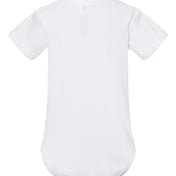 Back view of Infant Baby Rib Bodysuit