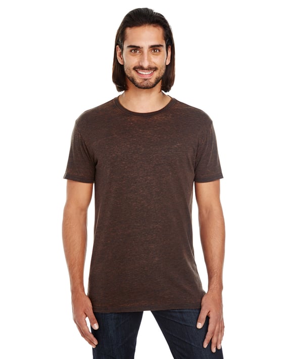 Front view of Unisex Cross Dye Short-Sleeve T-Shirt