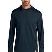 Front view of Force&reg; Sun Defender Long Sleeve Hooded T-Shirt