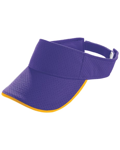 Frontview ofYouth Athletic Mesh Two-Color Visor