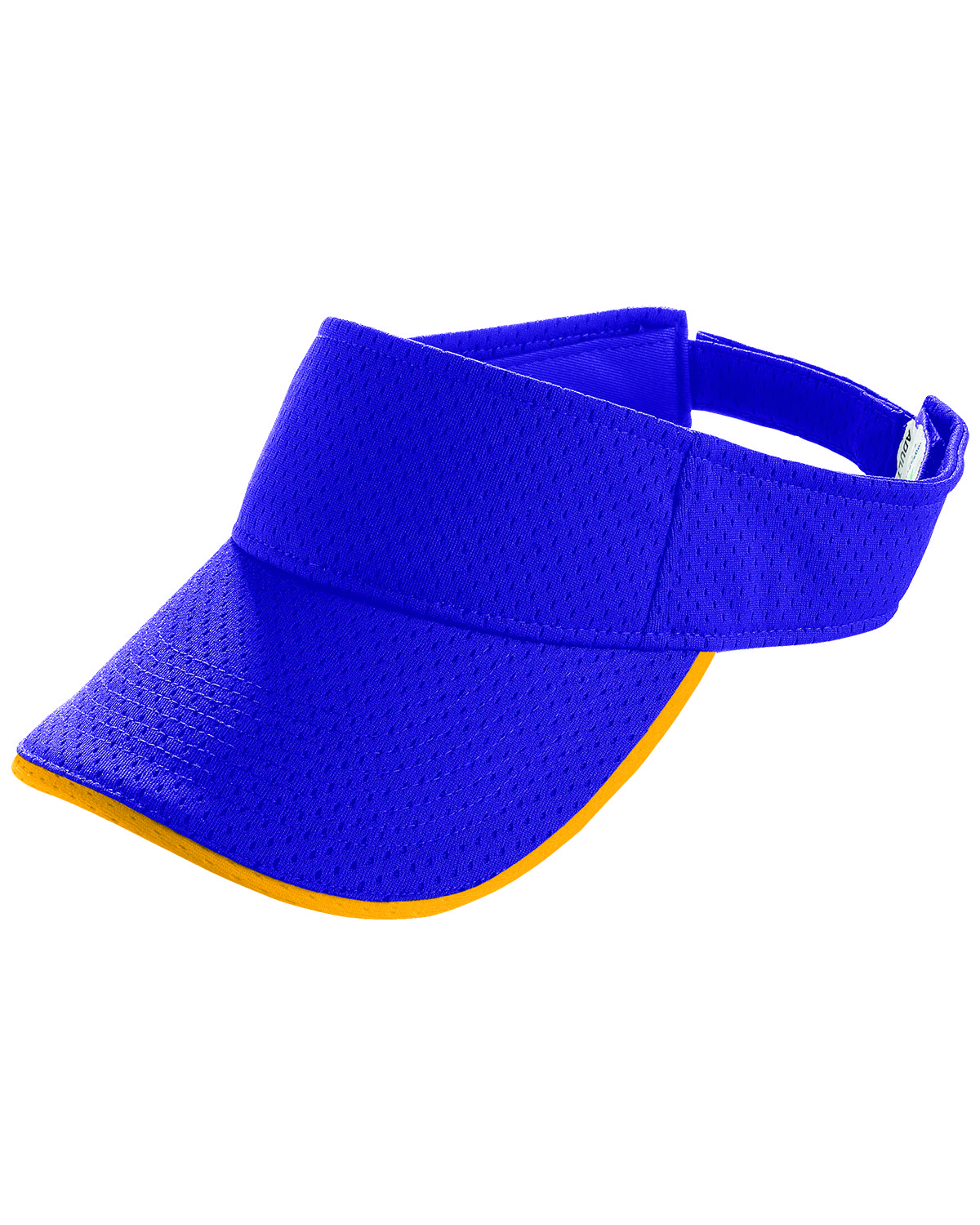 Front view of Youth Athletic Mesh Two-Color Visor
