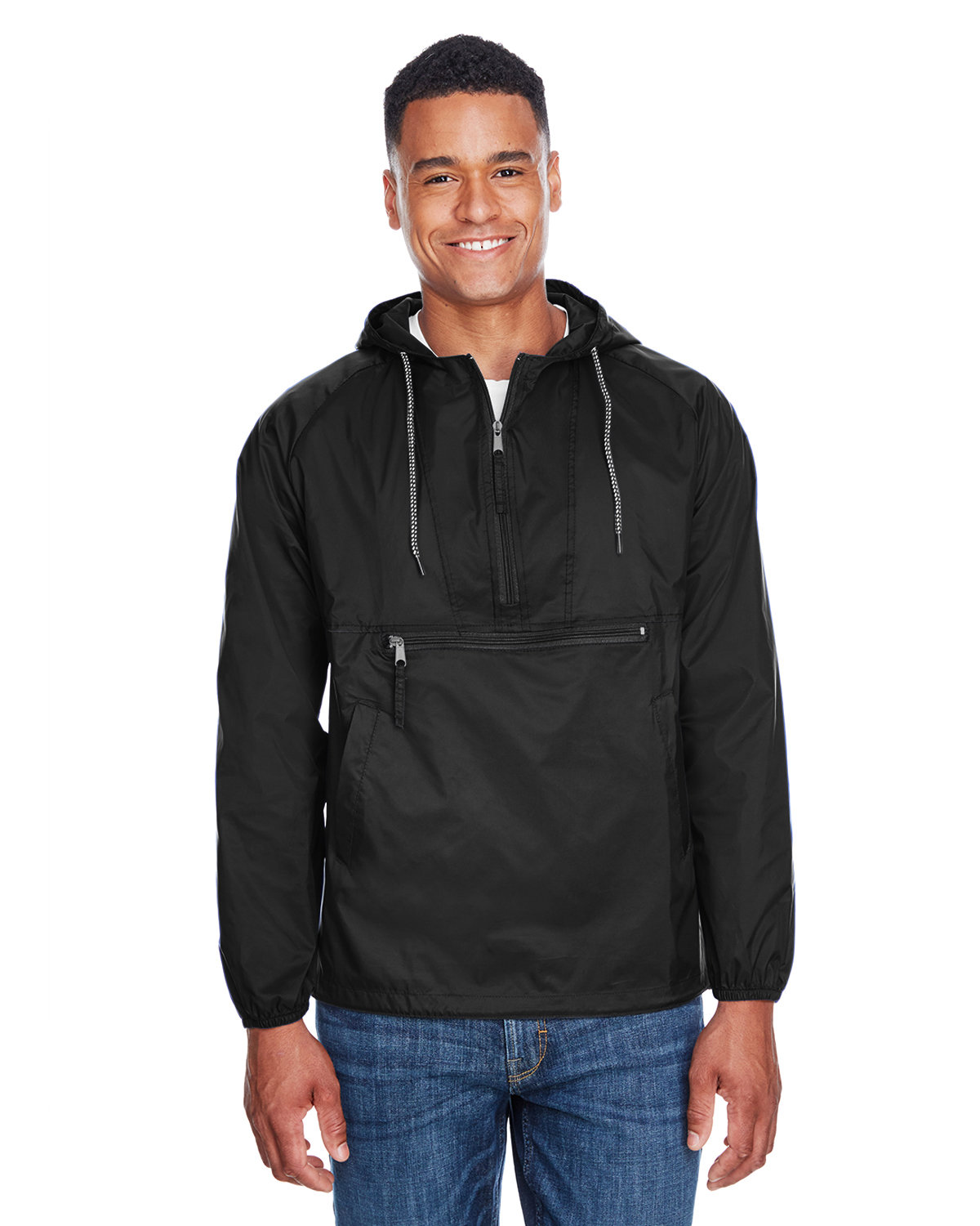 Front view of Adult Packable Nylon Jacket